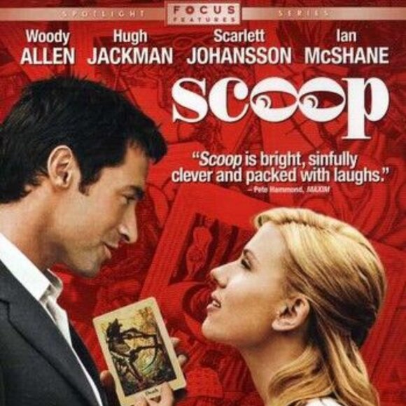 Scoop DVD PG13 Scarlett Johansson Hugh Jackman Woody Allen Comedy Mystery - Picture 1 of 3